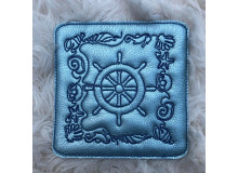 Stickdatei - Quiltblock Steuerrad